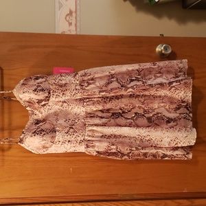 Xhilaration NWT XXL Snake Print Dress